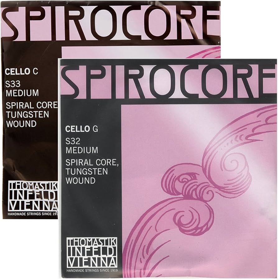 Thomastik-Infeld Spirocore Cello G S32 and C S33 strings – Symphonia Strings