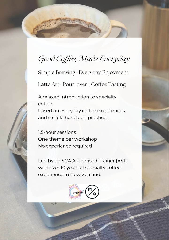 Workshop Series - Coffee Workshop with MQ Coffee NZ