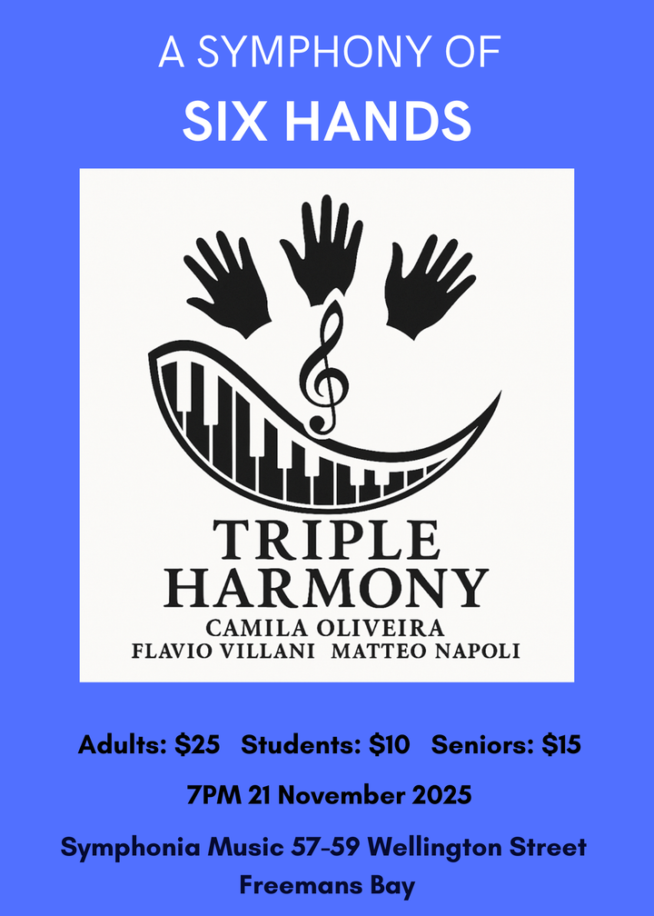 A SYMPHONY OF SIX HANDS