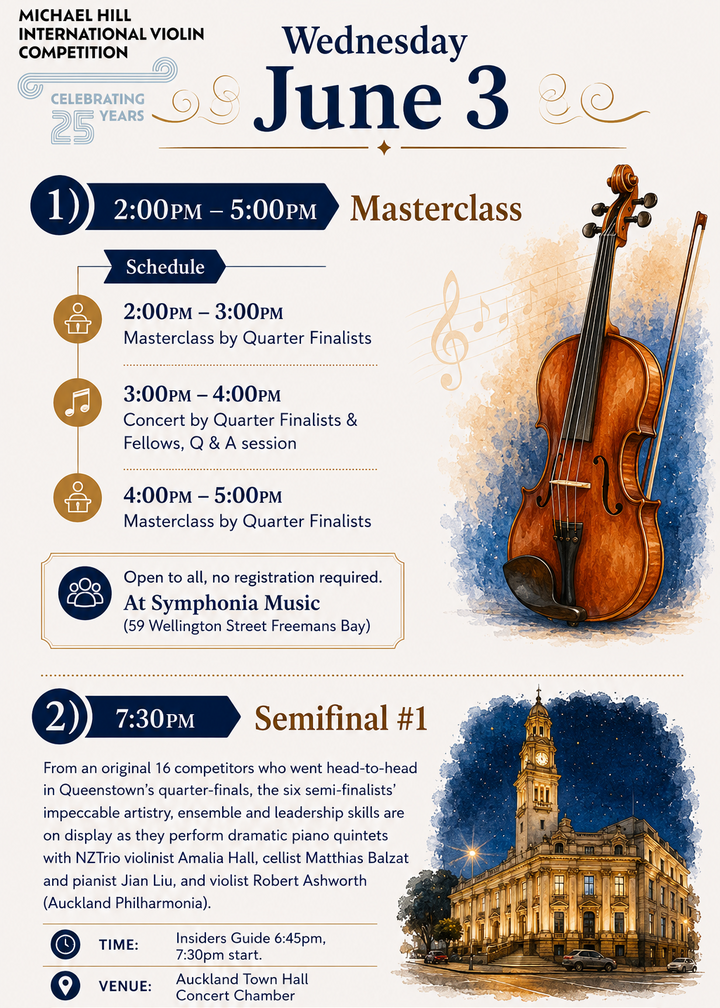 Michael Hill at Symphonia — Tuesday 3 June 2026