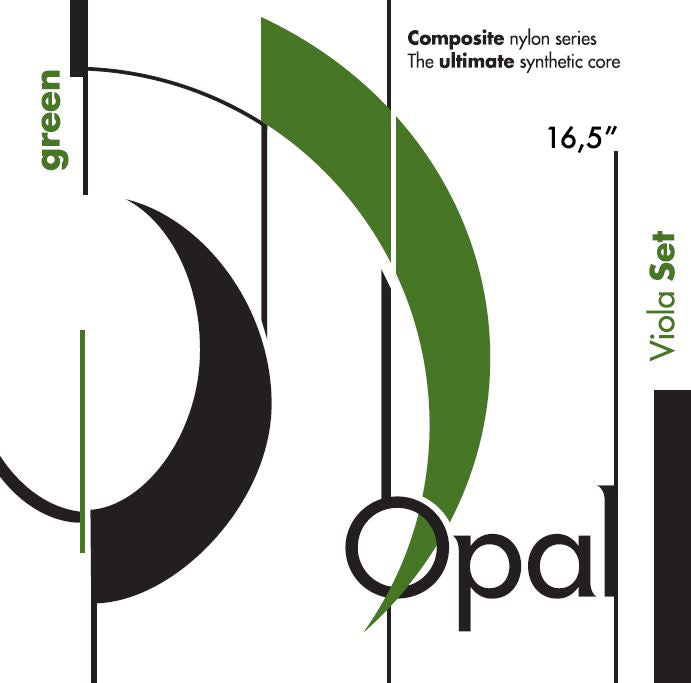 Opal Green Viola Strings 16.5 set envelope