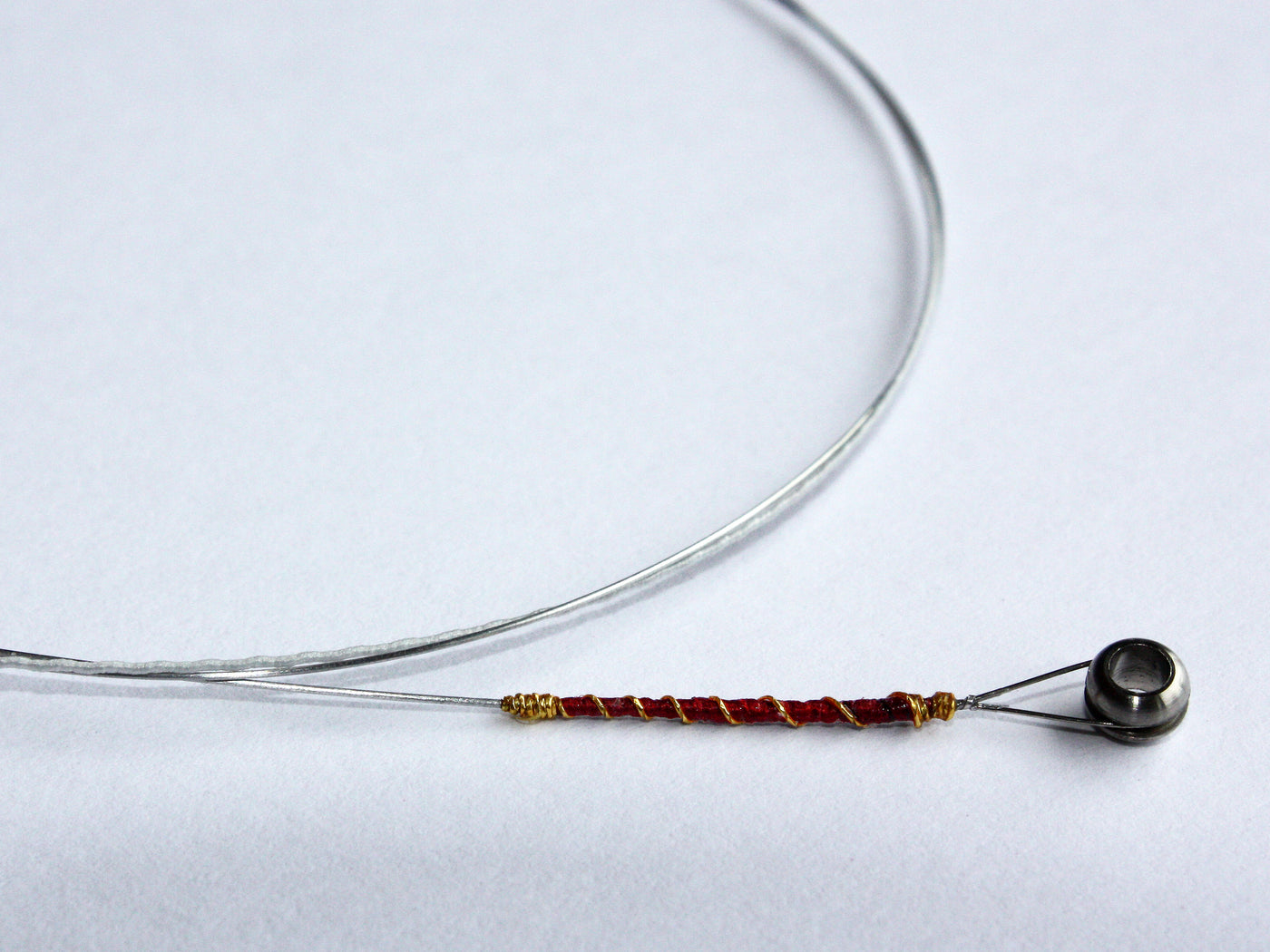 Opal Titan Violin E string detail close-up
