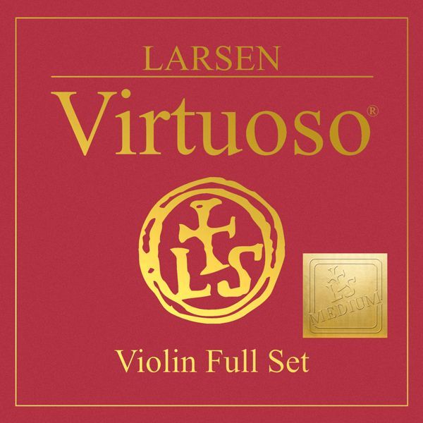 Larsen Virtuoso violin full set, Medium tension