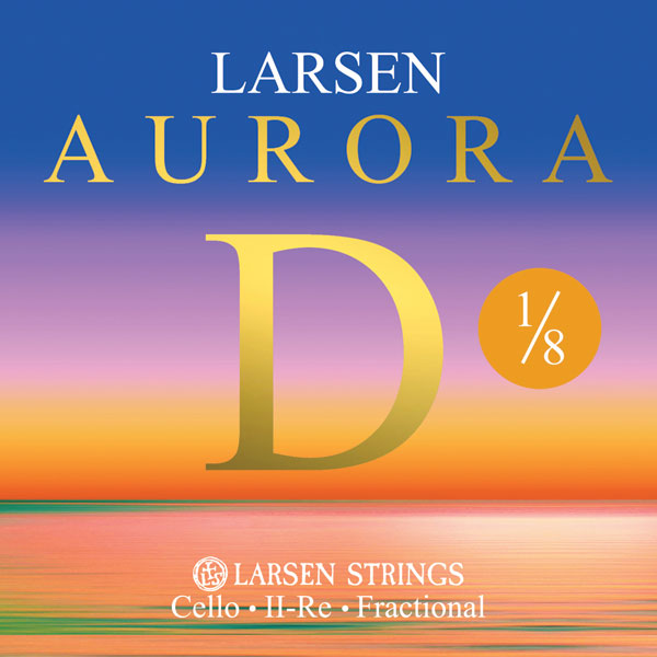 Larsen Aurora Fractional Cello 1/8 D string – Medium tension