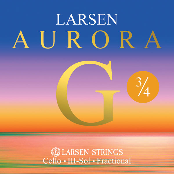 Larsen Aurora Fractional Cello 3/4 G string – Medium tension