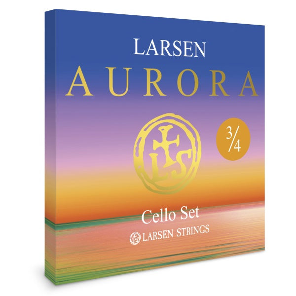 Larsen Aurora Fractional Cello 3/4 Complete Set – Medium tension