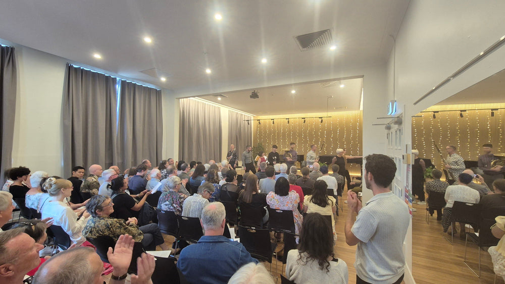 Audience seated for a concert at Symphonia Hall
