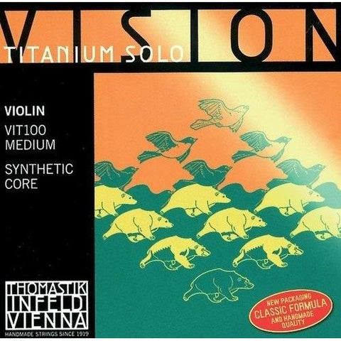 Thomastik Vision Titanium Solo Violin Strings - Symphonia Strings