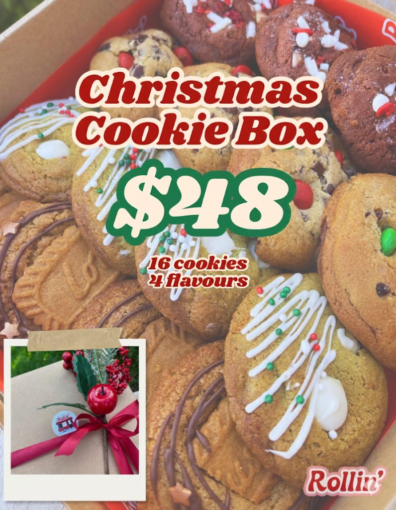 Rollin' Christmas Homemade Cookie Box